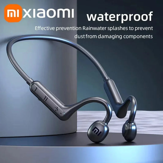 Xiaomi Bluetooth Fone de ouvido sem fio montado no pescoço Fones de ouvido abertos Alta potência Condução de som suave Bateria de longa duração