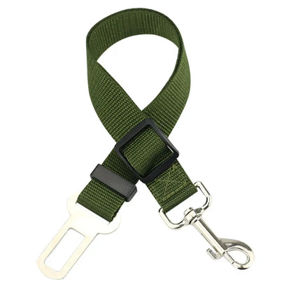 Cinto de segurança ajustável para cães e gatos, assento para animais de estimação, arnês para cães, clipe de chumbo, alavanca de segurançaog Collars Dog Accessoires