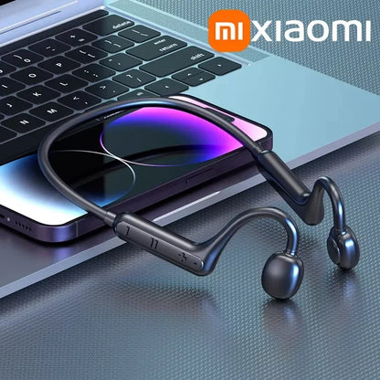 Xiaomi Bluetooth Fone de ouvido sem fio montado no pescoço Fones de ouvido abertos Alta potência Condução de som suave Bateria de longa duração