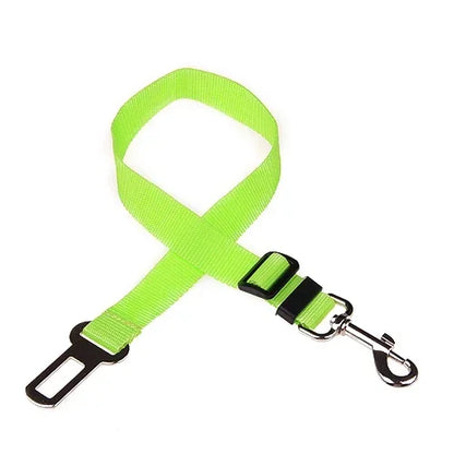 Cinto de segurança ajustável para cães e gatos, assento para animais de estimação, arnês para cães, clipe de chumbo, alavanca de segurançaog Collars Dog Accessoires