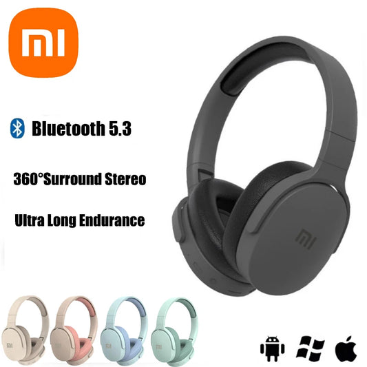 Xiaomi Fones de ouvido sem fio Bluetooth 5.3 Fone de ouvido portátil Fone de ouvido estéreo Hifi Fones de ouvido para jogos com microfone