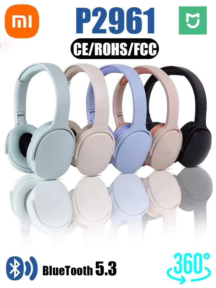 Xiaomi Fones de ouvido sem fio Bluetooth 5.3 Fone de ouvido portátil Fone de ouvido estéreo Hifi Fones de ouvido para jogos com microfone