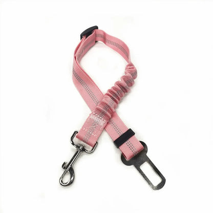 Cinto de segurança ajustável para cães e gatos, assento para animais de estimação, arnês para cães, clipe de chumbo, alavanca de segurançaog Collars Dog Accessoires