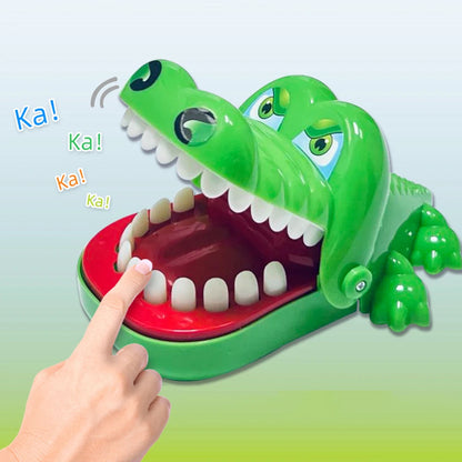 Brinquedos de dentes de crocodilo para crianças, mordidas de crocodilo, dedos, reação, treinamento, novidade, jogo de sorte para crianças, truque, brinquedo de descompressão